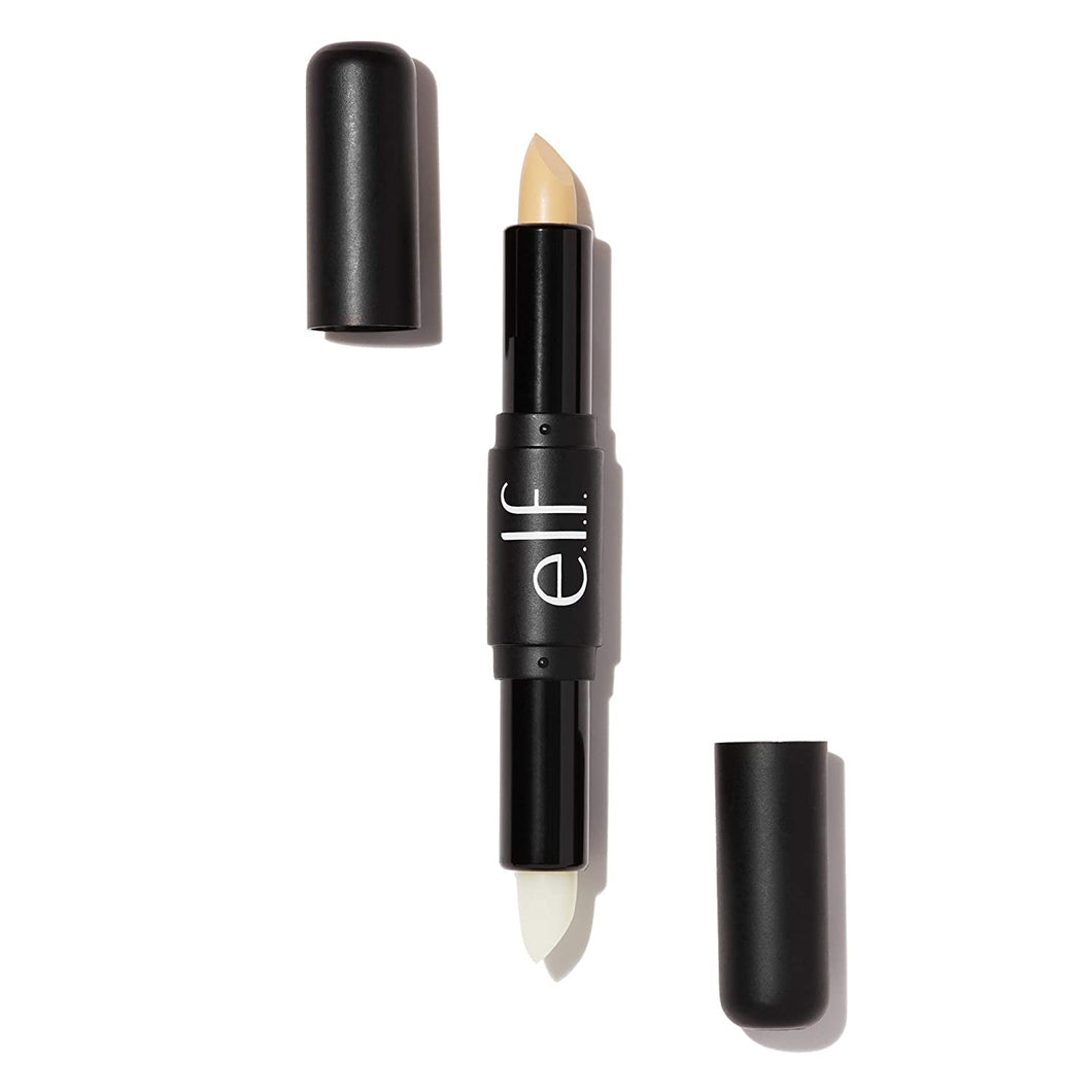 ELF duende. imprimación de labios y plumper, tratamiento de doble cara, transparente / natural, 0.11 oz.
