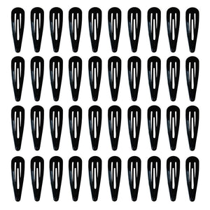 40 Horquillas de metal para mujer (2 pulgadas), color negro NDP-107