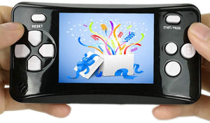 Juegos portátiles QoolPart para niños Adultos Pantalla a color de 2.5 '' precargada 182 Videojuegos retro clásicos NDP 28