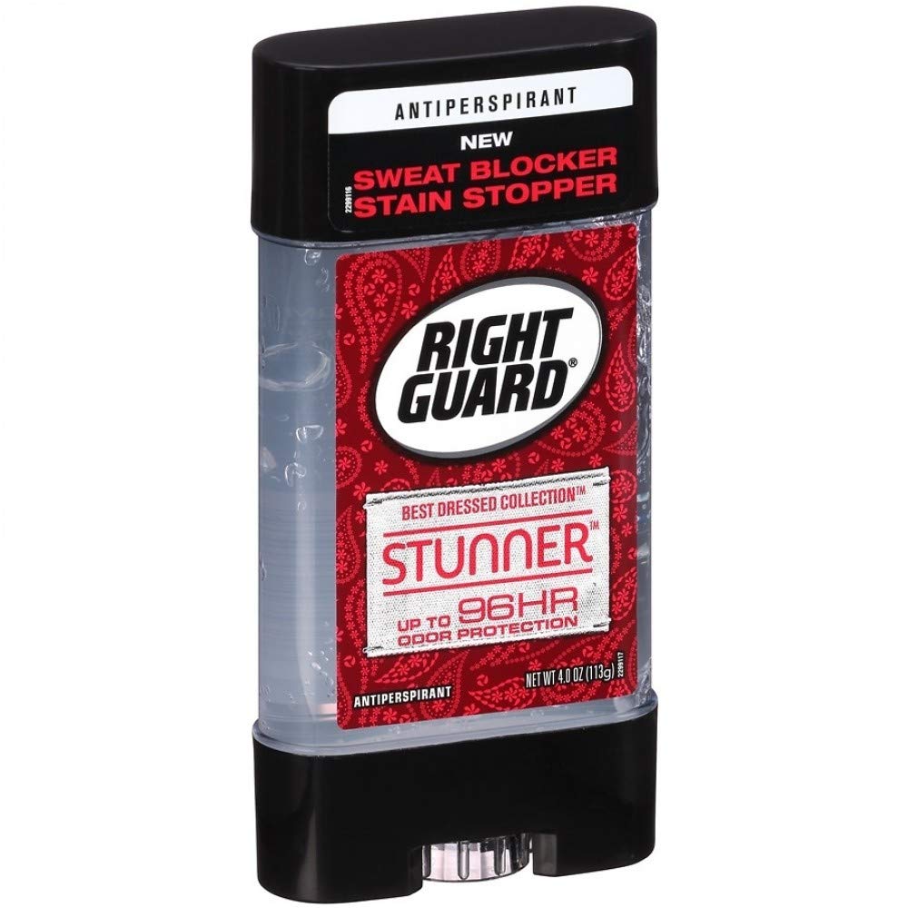 Guardia derecho antitranspirante - Mejor colección - Aturdidor - Gel transparente 4.0 oz ✅