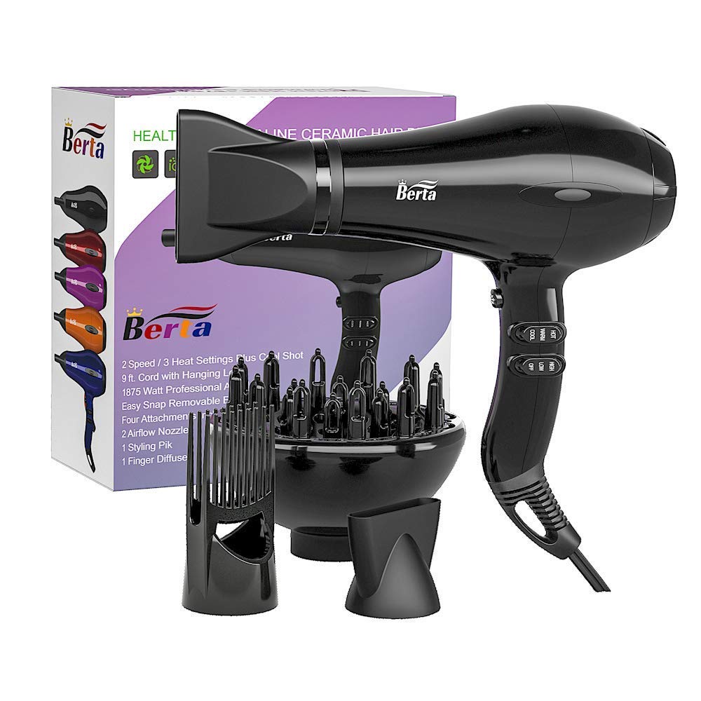 Secador de pelo profesional, cerámica turmalina 1875W NDP-43