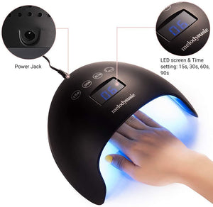 MelodySusie 48W UV LED lámpara de uñas secador de uñas gel, NDP-25