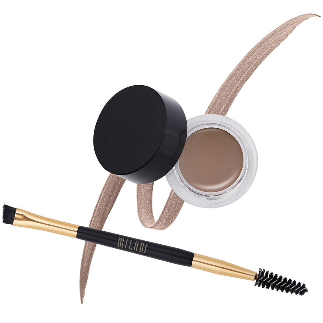 Milani Stay Put Brow Color Tinte para cejas, Marrón medio