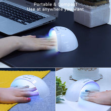 Cargar imagen en el visor de la galería, Lámpara LED transportable para uñas MelodySusie, Violetilac 6 W mini secador de uñas NDP-19
