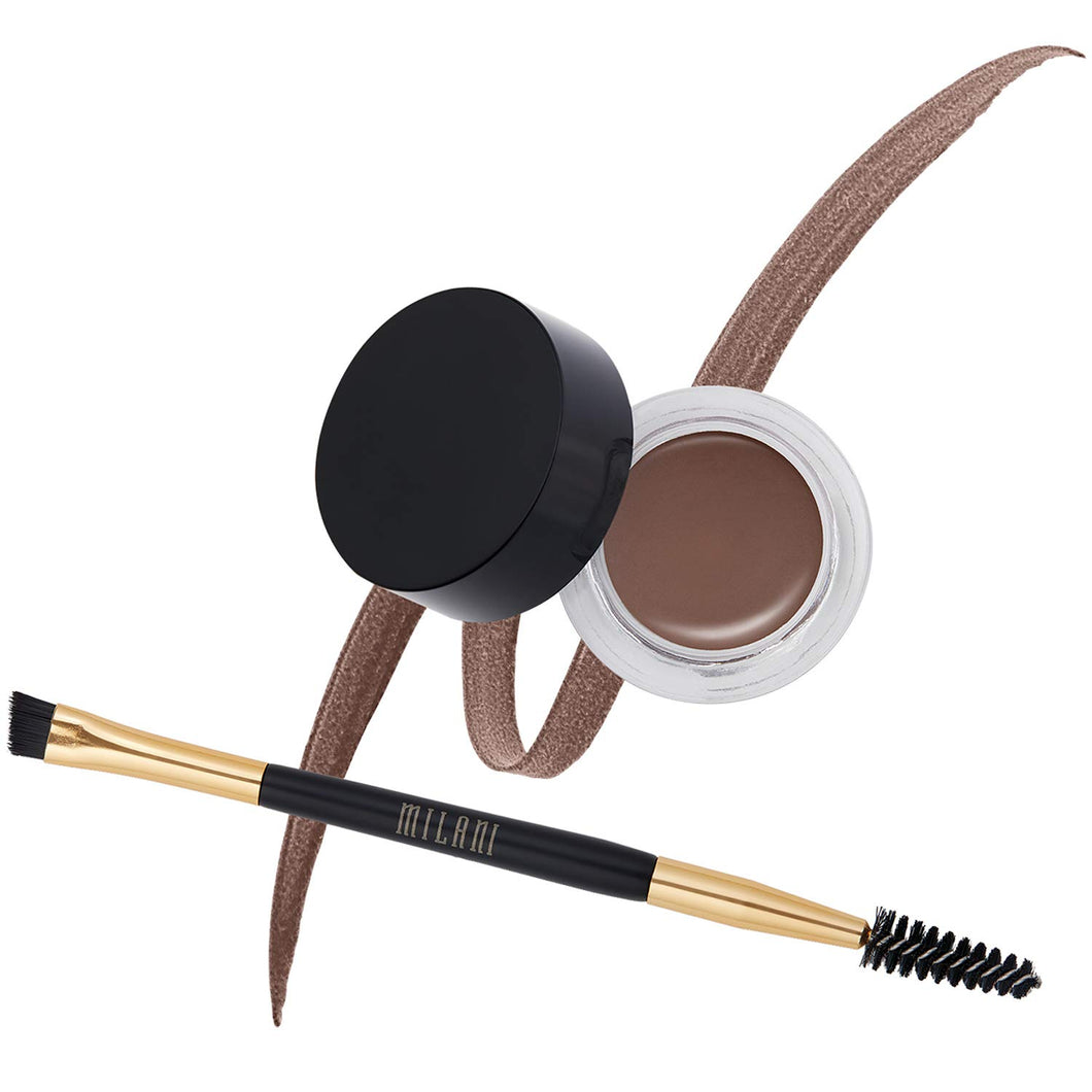 Milani Stay Put Brow Color Tinte para cejas, Dark Brown