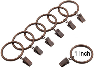 20 unidadesde cobre metal  anillos de cortina con NDP 8