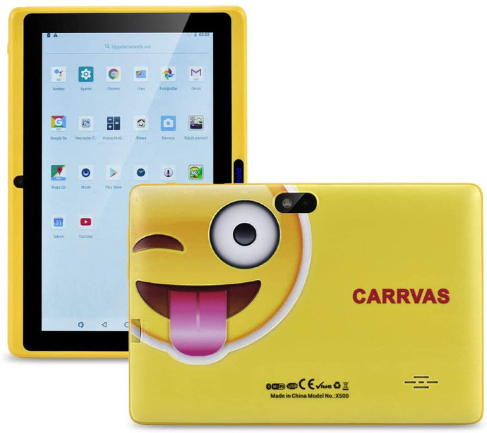 Tableta CARRVAS para niños, 7 pulgadas WiFi y Android 8.1 KidsTablet 1G (RAM)+16G