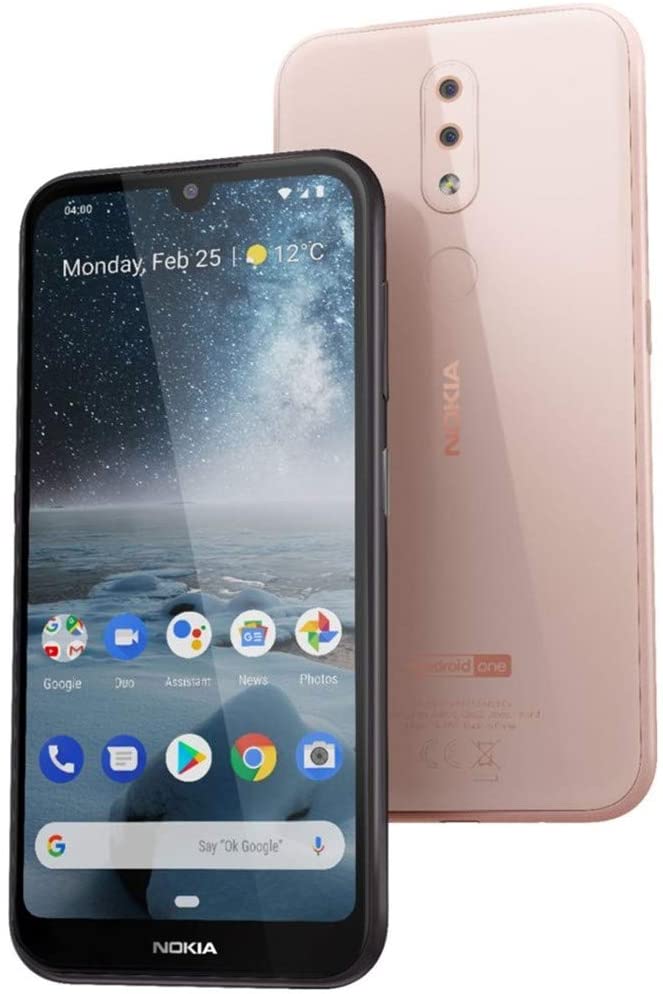 Nokia 4.2 - Android One (Pie) - 32 GB - Cámara doble 13 + 2 MP - Teléfono inteligente desbloqueado NDP-44