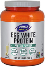Cargar imagen en el visor de la galería, Sports Nutrition, proteína blanca de huevo,  vainilla cremosa, 1 NDP15
