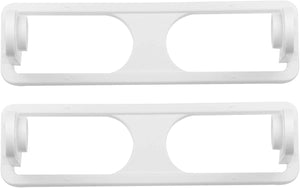 DecorRack Soporte de pared para toallas de papel para cocina y baño, flexible a prueba de roturas -libre de BPA- plástico, vertical u horizontal #143