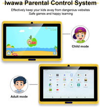 Cargar imagen en el visor de la galería, Tableta CARRVAS para niños, 7 pulgadas WiFi y Android 8.1 KidsTablet 1G (RAM)+16G
