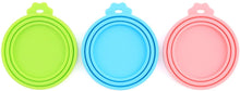 Cargar imagen en el visor de la galería, Juego de 3 tapas de silicona para latas de alimentos húmedos para mascotas, NDP 3
