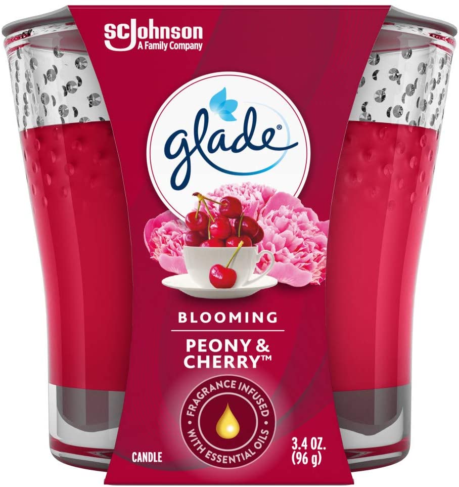 Glade Ambientador de vela en frasco, Cereza NDP 62