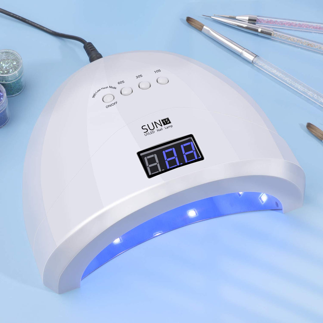 Lámpara de uñas LED UV de 48 W, con 4 temporizadores, lámpara de secado de uñas portátil NDP-20