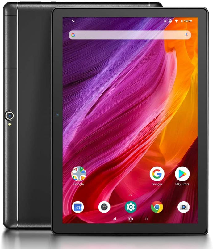 Tablet Android de 10 pulgadas con procesador Quad Core de 16 GB,   Micro HDMI, GPS, FM, 5G WiFi,  negro NDP 35