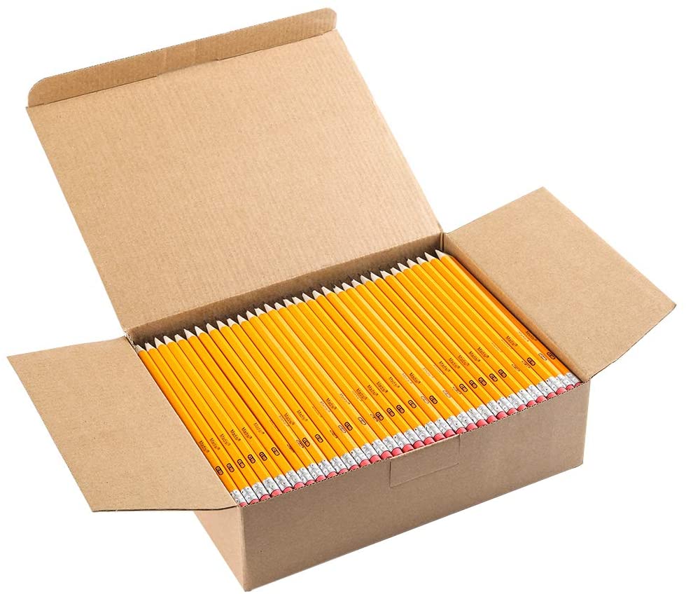 Lápices HB de madera, amarillo, 320 lápices  NDP 11