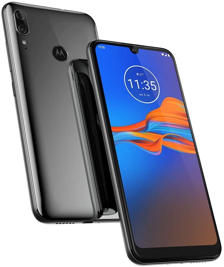 Motorola Moto E6 Plus (32 GB, 2 GB de RAM) Pantalla Max Vision de 6,1 pulgadas, batería extraíble de 3000 NDP-54