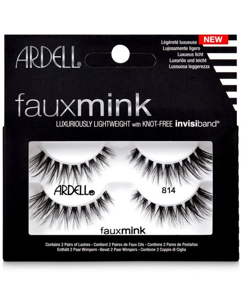 Pestañas Ardell Faux Mink 814, ✅ NDP-14