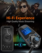 Cargar imagen en el visor de la galería, transmisor de radio FM inalámbrico por Bluetooth para el coche NDP-33
