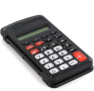 Calculadora de bolsillo de 8 dígitos con tapa solar, 2 PAQUETES    NDP 93