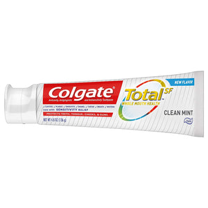 Colgate Total pasta de dientes, menta limpia – 4.8 onzas ✅