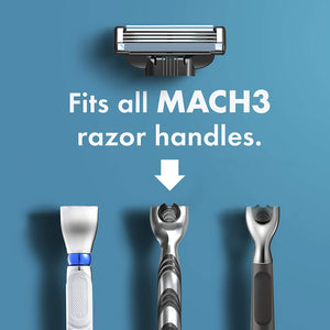 Gillette Mach3 - Repuestos de cuchillas de afeitar para hombres, 15 unidades NDP-41