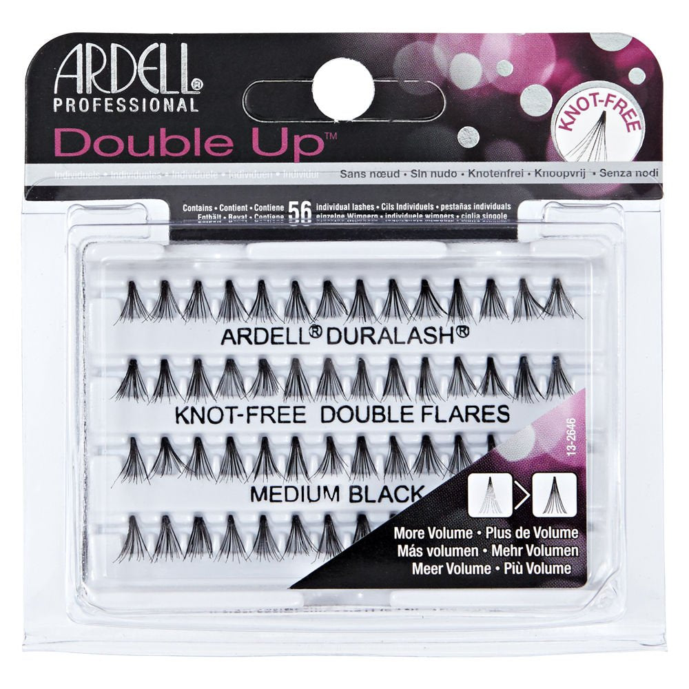 ARDELL Cintas de ojos individuales para doble arriba, tamaño mediano, Negro