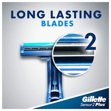 Cargar imagen en el visor de la galería, Maquinilla de afeitar desechable Gillette custom Plus para hombre 52 unidades NDP-47
