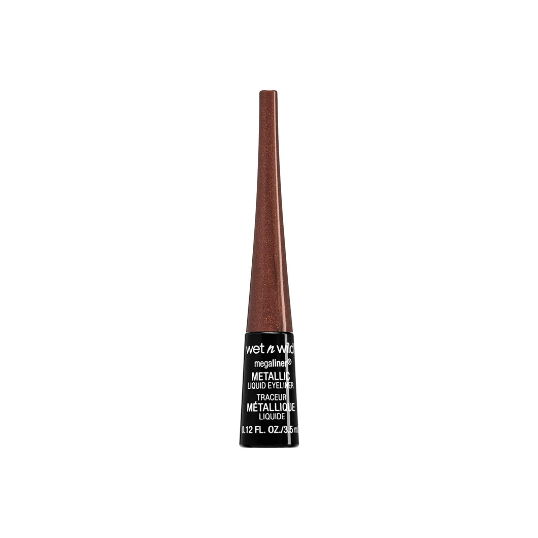 Wet N Wild Megaliner metálico líquido delineador, color marrón metálico NDP-19