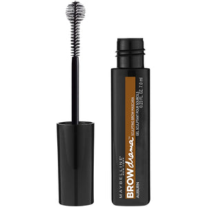 Maybelline Eyestudio Brow Drama de Nueva York Sculpting Brow Mascara, 0,23 onzas líquidas, Caoba