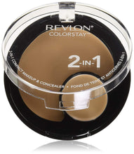 Cargar imagen en el visor de la galería, Revlon ColorStay 2 en 1 maquillaje compacto y corrector, Beige
