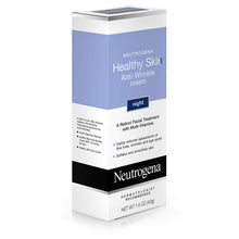 Cargar imagen en el visor de la galería, Neutrogena Crema nocturna antiarrugas de retinol con vitamina E y B5, 1.4 oz
