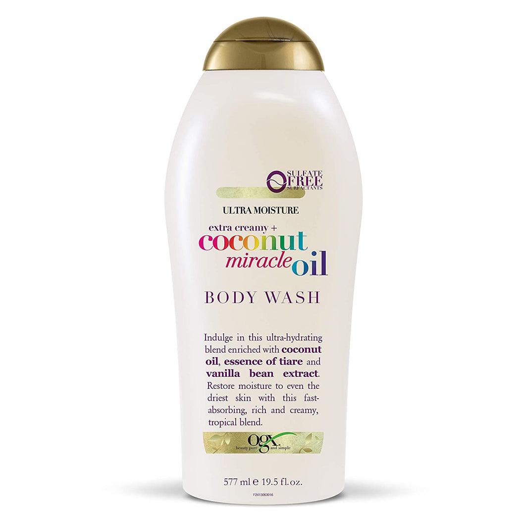 Gel de baño corporal 19.5oz Aceite milagroso de coco