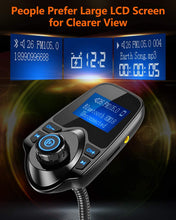Cargar imagen en el visor de la galería, transmisor de radio FM inalámbrico por Bluetooth para el coche NDP-33
