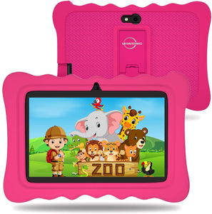 Tableta para niños, 7 pulgadas Kid Edition Tablets Android 9.0 con WiFi, 2 + 16GB, NDP 62