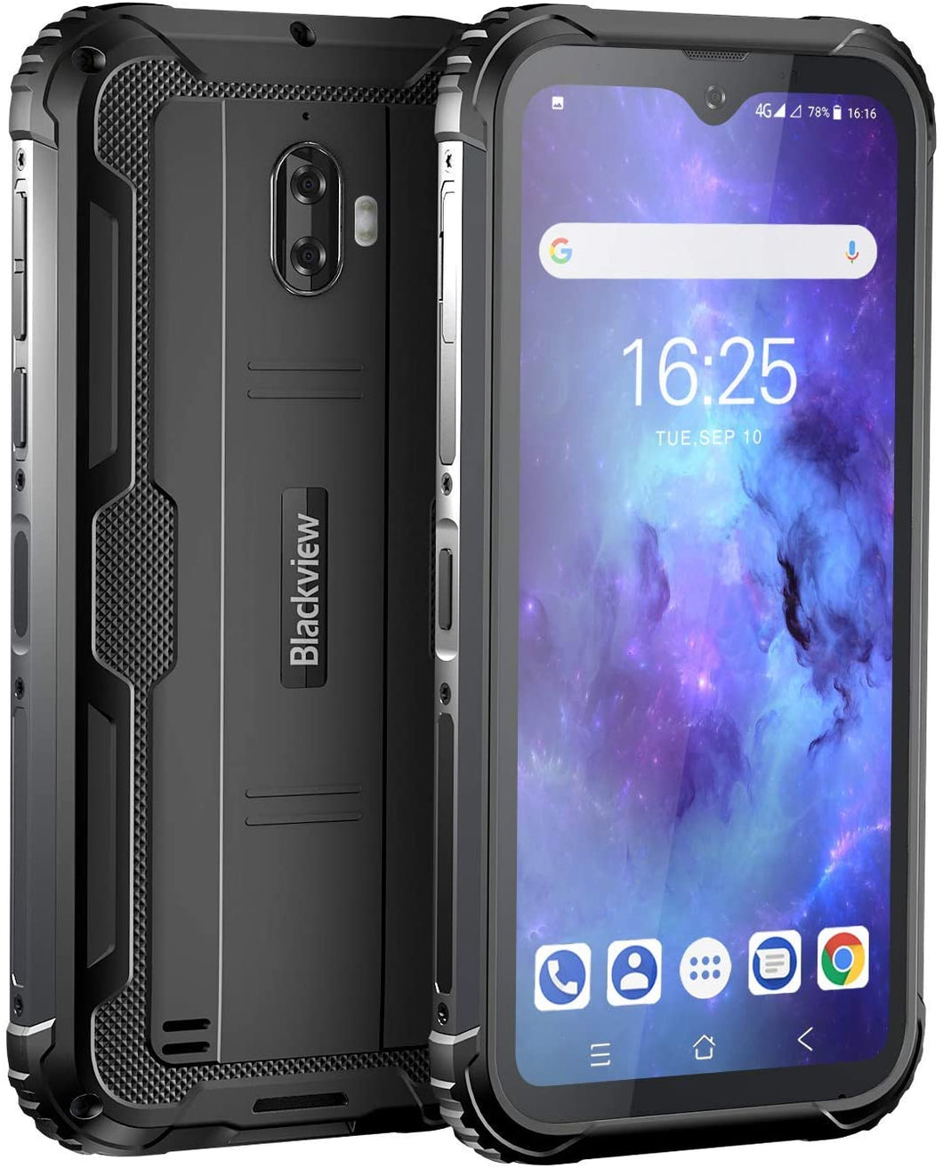 Celulare robustos 4G LTE con prueba de caída y de agua Android 9.0, pantalla de 5.7 