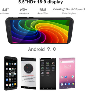 Celular desbloqueado, Blackview BV5500 Pro 4G Dual SIM Android 9.0 Impermeable a prueba de caídas, batería de 4400 mAh NDP-23