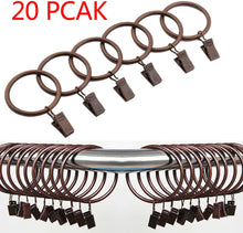 Cargar imagen en el visor de la galería, 20 unidadesde cobre metal  anillos de cortina con NDP 8
