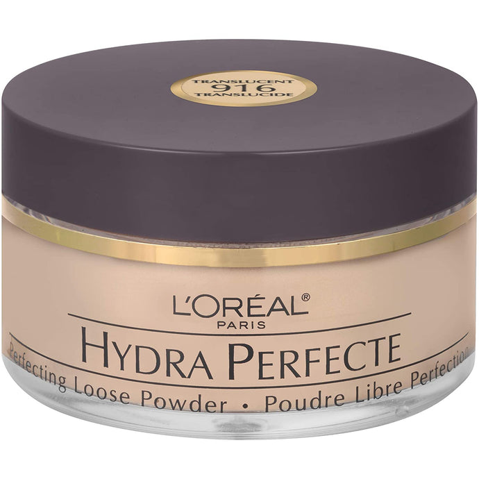 L'oreal Paris Cosmetics Hydra Perfecte Polvo facial suelto perfeccionador, 0.5 onzas, Translúcido