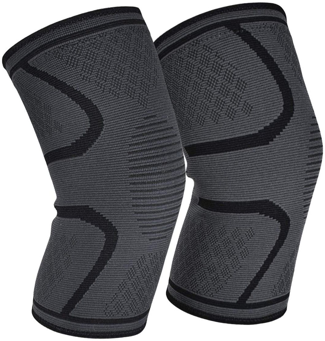 Vinsco - Rodilleras de compresión para hombres, mujeres, artritis, ACL, MCL, menisco, alivio del dolor, recuperación de lesiones, correr, levantamiento de pesas, gimnasio, entrenamiento  NDP-19