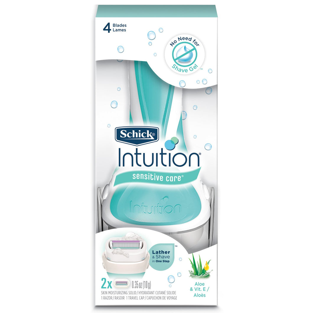 Maquinilla de afeitar para mujeres con 2 recambios de cuchilla de afeitar hidratante con aloe natural NDP-7