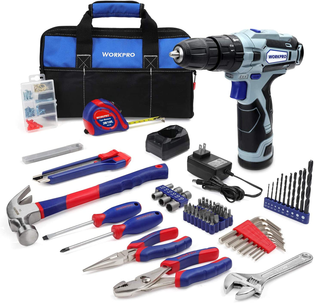 Kit de herramientas para taladro inalámbrico (12 V, 177 piezas NDP-59
