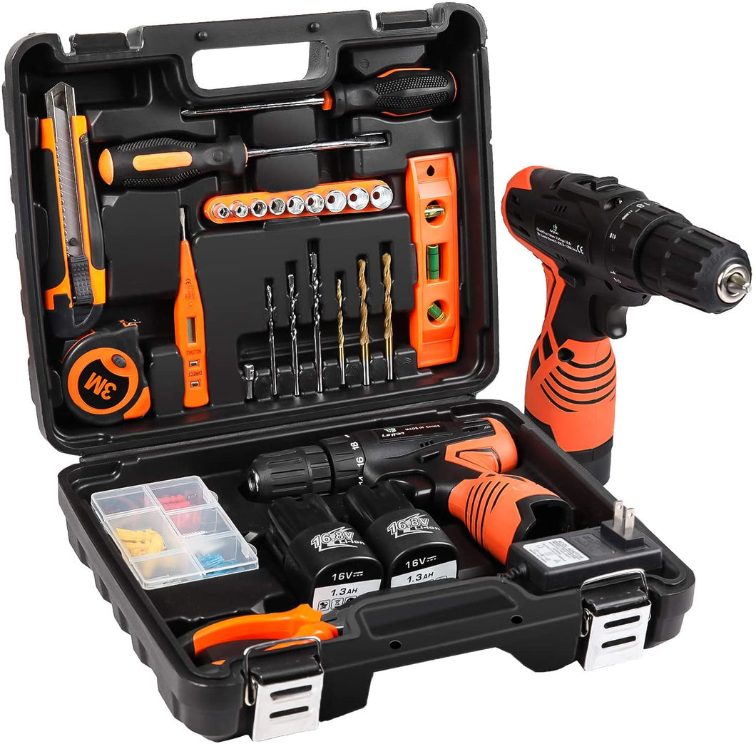 Kit combinado de herramientas eléctricas con taladro inalámbrico de 16.8 V para 48 accesorios NDP-52