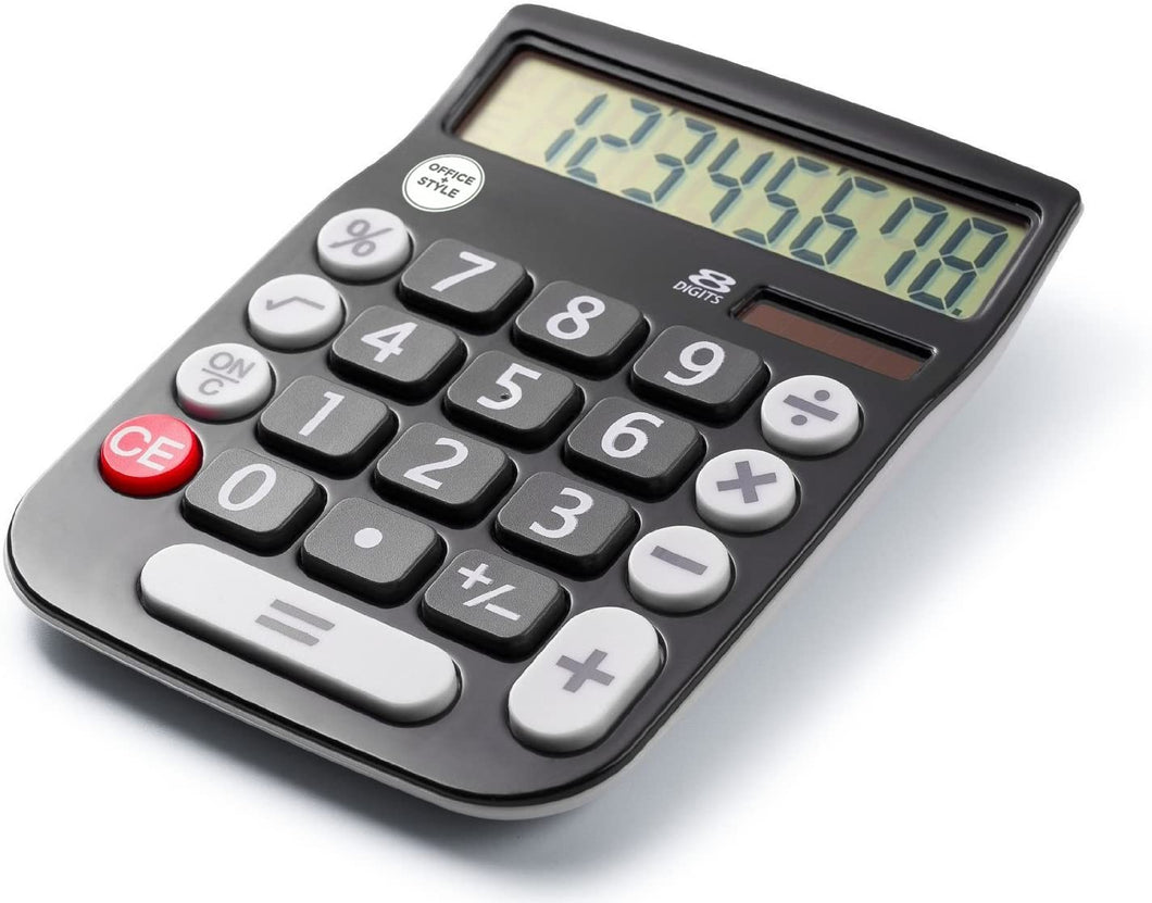 Calculadora de 8 dígitos Avalon, de mesa, pantalla LCD   NDP 91