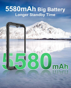 Celulare robustos 4G LTE con prueba de caída y de agua Android 9.0, pantalla de 5.7 "3GB + 32GB Dual SIM NDP-12