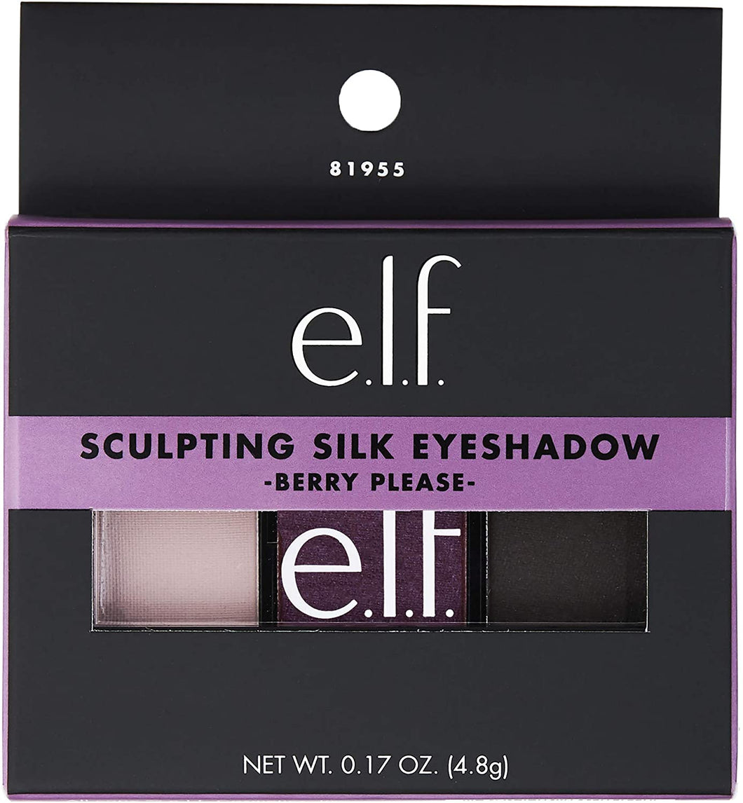 ELF. Sombra de ojos Sculpting Silk 81955 Berry Please .17 onzas