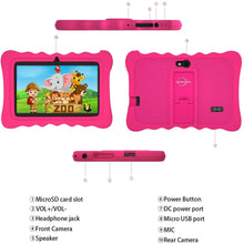 Cargar imagen en el visor de la galería, Tableta para niños, 7 pulgadas Kid Edition Tablets Android 9.0 con WiFi, 2 + 16GB, NDP 62
