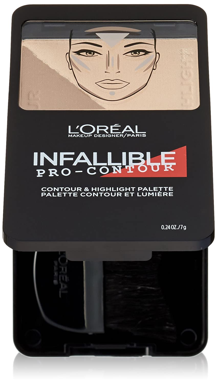 Paleta de contorno L'Oreal Paris cosméticos Infallible