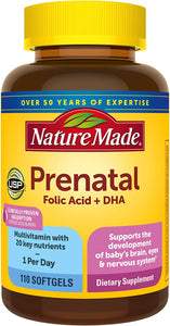 Suplemento alimenticio Prenatal + DHA 200 mg