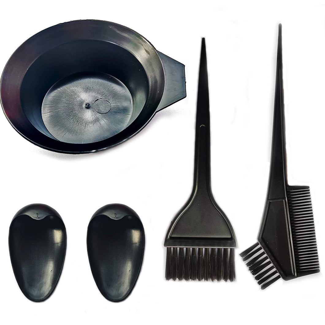 4 piezas de pincel de color de cabello y conjunto de tazón, cepillo de color de cabello NDP-65
